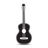 Vector иллюстрация классической гитары в плоском стиле иллюстрация штока Vector иллюстрация классической гитары в плоском стиле иллюстрация штока
