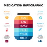Vector обработка infographic, медицинская диаграмма пилюлек, диаграмма здравоохранения, представление больницы, непредвиденная ди иллюстрация вектора Vector обработка infographic, медицинская диаграмма пилюлек, диаграмма здравоохранения, представление больницы, непредвиденная ди иллюстрация вектора