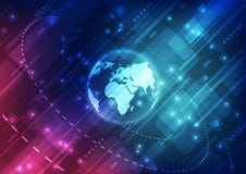 Vector цифровая глобальная концепция технологии, абстрактная иллюстрация предпосылки бесплатная иллюстрация Vector цифровая глобальная концепция технологии, абстрактная иллюстрация предпосылки бесплатная иллюстрация