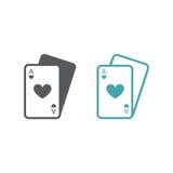 Vectorbeeld van twee reeksen speelkaarten royalty-vrije illustratie Vectorbeeld van twee reeksen speelkaarten royalty-vrije illustratie