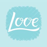 Vectorillustratie van liefde voor logotype, vlieger, banner, groetkaart royalty-vrije illustratie Vectorillustratie van liefde voor logotype, vlieger, banner, groetkaart royalty-vrije illustratie