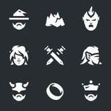 Vectorreeks Pictogrammen van het Fantasieverhaal royalty-vrije illustratie Vectorreeks Pictogrammen van het Fantasieverhaal royalty-vrije illustratie