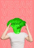 vegan Diseño moderno Collage del arte contemporáneo imagen de archivo libre de regalías vegan Diseño moderno Collage del arte contemporáneo imagen de archivo libre de regalías