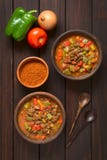 Vegan Goulash with Soy Meat Royalty Free Stock Image Vegan Goulash with Soy Meat Royalty Free Stock Image