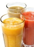 Vegetables And Fruit Smoothie Royalty Free Stock Photography