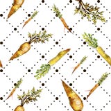Vegetal selvagem da cenoura alaranjada Teste padrão sem emenda do fundo Textura da cópia do papel de parede da tela fotografia de stock royalty free Vegetal selvagem da cenoura alaranjada Teste padrão sem emenda do fundo Textura da cópia do papel de parede da tela fotografia de stock royalty free