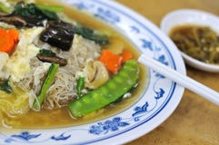 Vegetarian Asian Bee Hoon Royalty Free Stock Photos Vegetarian Asian Bee Hoon Royalty Free Stock Photos