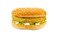 Vegetarian Burger Stock Photography Vegetarian Burger Stock Photography