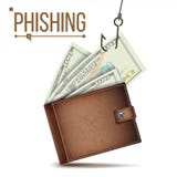 Vektor för Phishing pengarbegrepp Guld- text på mörk bakgrund Cyberbrott tecknad filmcommandertryckspruta hans illustrationsoldat vektor illustrationer Vektor för Phishing pengarbegrepp Guld- text på mörk bakgrund Cyberbrott tecknad filmcommandertryckspruta hans illustrationsoldat vektor illustrationer