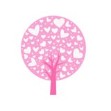 vektor för valentin för tree för bakgrundshjärtaform Blad från hjärtor bakgrund isolerad white också vektor för coreldrawillustra royaltyfri illustrationer vektor för valentin för tree för bakgrundshjärtaform Blad från hjärtor bakgrund isolerad white också vektor för coreldrawillustra royaltyfri illustrationer