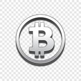 Vektorikone Art 3d Bitcoin modische vektor abbildung Vektorikone Art 3d Bitcoin modische vektor abbildung