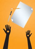 Vektorsymbol av appellen för volontärer stock illustrationer Vektorsymbol av appellen för volontärer stock illustrationer