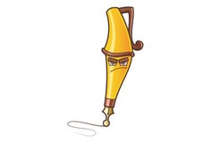 Vektortecknad filmillustration av pennan vektor illustrationer Vektortecknad filmillustration av pennan vektor illustrationer