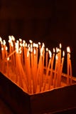 Velas da igreja na igreja do sepulcro santamente fotos de stock Velas da igreja na igreja do sepulcro santamente fotos de stock