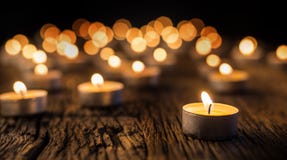 Velas de luz en advenimiento Velas de la Navidad que queman en la noche Luz de oro de la llama de vela foto de archivo Velas de luz en advenimiento Velas de la Navidad que queman en la noche Luz de oro de la llama de vela foto de archivo