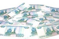 Vele duizenden Russische roebels financieren concept en feng shui royalty-vrije stock fotografie Vele duizenden Russische roebels financieren concept en feng shui royalty-vrije stock fotografie