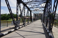 Velho fresco de Chiang Mai Thailand Bridge Steel da cidade Fotografia de Stock Velho fresco de Chiang Mai Thailand Bridge Steel da cidade Fotografia de Stock