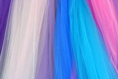 Veli Colorati 1. Rainbow coloured veils of toulle royalty free stock photos Veli Colorati 1. Rainbow coloured veils of toulle royalty free stock photos