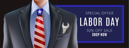 Vendita di festa del lavoro royalty illustrazione gratis Vendita di festa del lavoro royalty illustrazione gratis