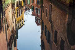 Venice Architecture Reflection In Canal Water Royalty Free Stock Image Venice Architecture Reflection In Canal Water Royalty Free Stock Image