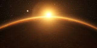 venus Кинематографический и очень реалистический восход солнца стоковое фото rf venus Кинематографический и очень реалистический восход солнца стоковое фото rf