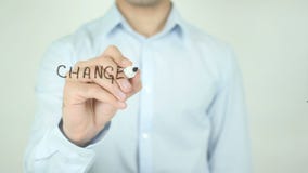 Verander Uw Wereld, Schrijvend op het Transparante Scherm Verander Uw Wereld, Schrijvend op het Transparante Scherm