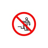 Verboden beklim tredenpictogram kan voor Web, embleem, mobiele toepassing, UI UX worden gebruikt vector illustratie Verboden beklim tredenpictogram kan voor Web, embleem, mobiele toepassing, UI UX worden gebruikt vector illustratie