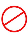 Verbotclipart stock abbildung Verbotclipart stock abbildung