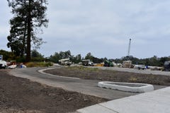 Verbreiterungsprojekt der Landstraße 101 durch Carpinteria, Kalifornien, 4 stockfotos Verbreiterungsprojekt der Landstraße 101 durch Carpinteria, Kalifornien, 4 stockfotos