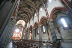 Vercelli, chiesa di Sant'Andrea fotografia stock libera da diritti Vercelli, chiesa di Sant'Andrea fotografia stock libera da diritti