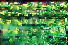 Verde digital do teste padrão da tela do pulso aleatório, abstrato ilustração stock Verde digital do teste padrão da tela do pulso aleatório, abstrato ilustração stock