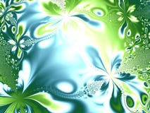 Verde unico di struttura del fiore illustrazione di stock Verde unico di struttura del fiore illustrazione di stock