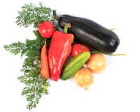 Verdure su bianco. immagine stock libera da diritti Verdure su bianco. immagine stock libera da diritti