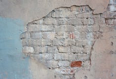 Verlassene alte Backsteinmauer des Gebäudes stockfotos Verlassene alte Backsteinmauer des Gebäudes stockfotos