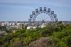 Verlassenes Riesenrad lizenzfreies stockbild Verlassenes Riesenrad lizenzfreies stockbild