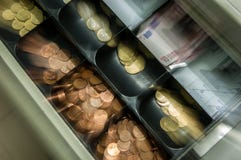 Verliezend Geld stock afbeelding Verliezend Geld stock afbeelding