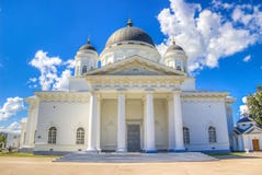 Verlosserkathedraal Nizhny Novgorod Rusland stock afbeelding Verlosserkathedraal Nizhny Novgorod Rusland stock afbeelding