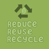 Verminder hergebruiks kringloopaffiche met groene pijlen Sparen de planeet en nul afvalconcept Modern het van letters voorzien ci royalty-vrije illustratie Verminder hergebruiks kringloopaffiche met groene pijlen Sparen de planeet en nul afvalconcept Modern het van letters voorzien ci royalty-vrije illustratie