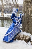 Vermomde Persoon - Annecy Venetiaans Carnaval 2013 Royalty-vrije Stock Afbeelding Vermomde Persoon - Annecy Venetiaans Carnaval 2013 Royalty-vrije Stock Afbeelding