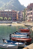 Vernazza, Italy, La Specia Province, Liguria Regione, 08 august, 2018: View on the colorful houses along the coastline of Cinque royalty free stock photos Vernazza, Italy, La Specia Province, Liguria Regione, 08 august, 2018: View on the colorful houses along the coastline of Cinque royalty free stock photos