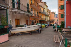 Vernazza в Cinque Terre, Италии стоковые изображения rf Vernazza в Cinque Terre, Италии стоковые изображения rf
