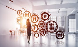 Vernetzung und Sozialkommunikationskonzept als effektiver Punkt für modernes Geschäft Lizenzfreies Stockbild Vernetzung und Sozialkommunikationskonzept als effektiver Punkt für modernes Geschäft Lizenzfreies Stockbild