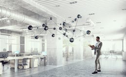 Vernetzung und Sozialverbindung Gemischte Medien lizenzfreies stockbild Vernetzung und Sozialverbindung Gemischte Medien lizenzfreies stockbild