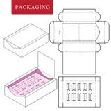 Verpakking voor schoonheidsmiddel of skincare product stock illustratie Verpakking voor schoonheidsmiddel of skincare product stock illustratie