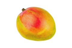 Verse gehele rijpe die mango op witte achtergrond wordt geïsoleerd Hoogste mening royalty-vrije stock foto's Verse gehele rijpe die mango op witte achtergrond wordt geïsoleerd Hoogste mening royalty-vrije stock foto's