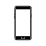 Version de smartphone mince noir avec l'écran vide Illustration réaliste EPS10 illustration stock Version de smartphone mince noir avec l'écran vide Illustration réaliste EPS10 illustration stock