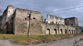 Verstärkung, die Chortkiv-Schloss errichtet Stockfotos Verstärkung, die Chortkiv-Schloss errichtet Stockfotos