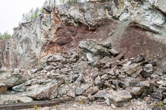 Vertical layered limestone stock photography Vertical layered limestone stock photography