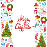 Christmas Candle Holly Wreath Borders Stock Illustration - Illustration ...