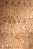 Very Old Hieroglyphic Art Wall, Egypt Stock Photography